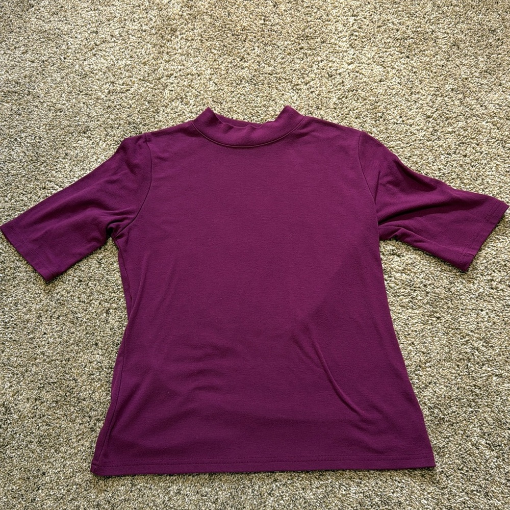 Half Sleeve Turtleneck